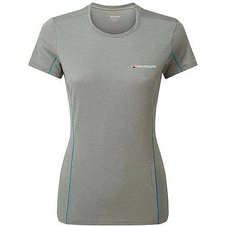 Montane Blade T-Shirt - Womens, Stratus Grey, Extra Small, FBLTSSTRA09