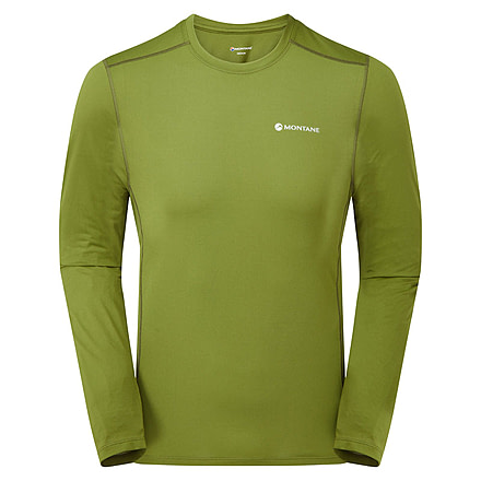 Montane Dart Lite Long Sleeve T-Shirt - Men, Small, Alder Green, MDLLSALGB15