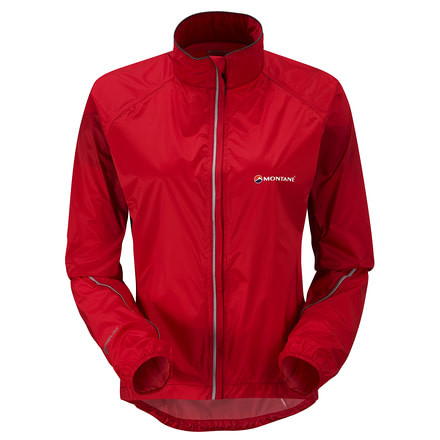 Montane Featherlight Velo H20 Jacket - Women's-Red-Small
