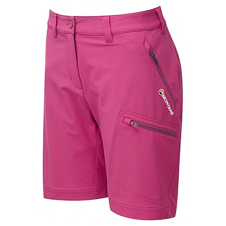 Montane Fem Dyno Stretch Shorts, French Berry, UK8/US6/EUR34, FDSSHFREA3