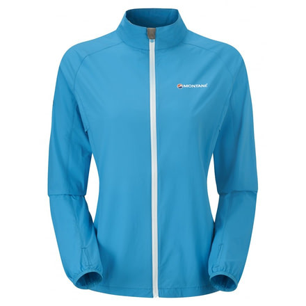 Montane Fem Featherlite Trail Jacket, Cerulean Blue, UK10/US8/EUR36 FFTJACERB5