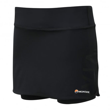 Montane Fem Trail 2Sk Skort, Black, UK10/US8/EUR36, F2SKSBLAB5