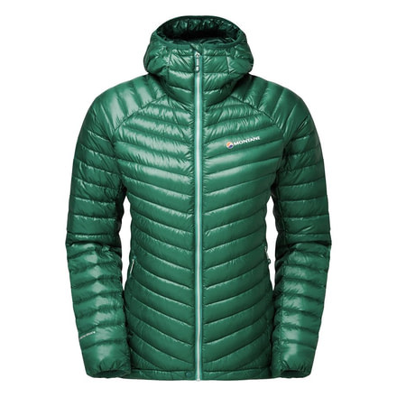 Montane Future Lite Hoodie - Womens, Wakame Green, Extra Small, FFLHOWAKA08