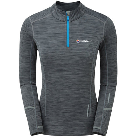 Montane Katla Pull-On Midlayer - Womens, Stratus Grey, Extra Small, FKAPOSTRA6