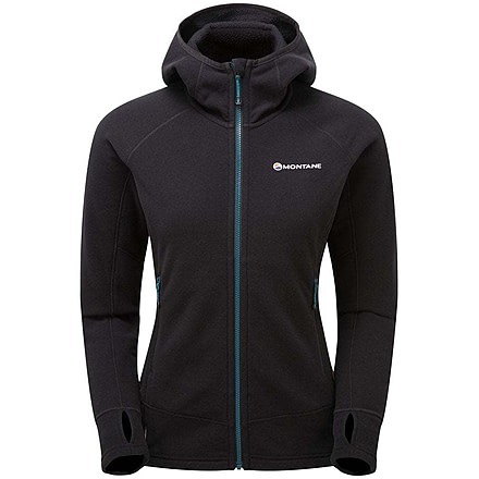 Montane Lyra Hoodie - Womens, Black, Large, FLYHOBLAN08