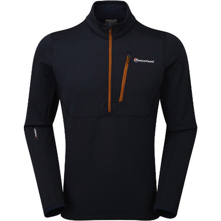 Montane Power Up Pull-On - Men's-Antarctic Blue/Tangerine-Small