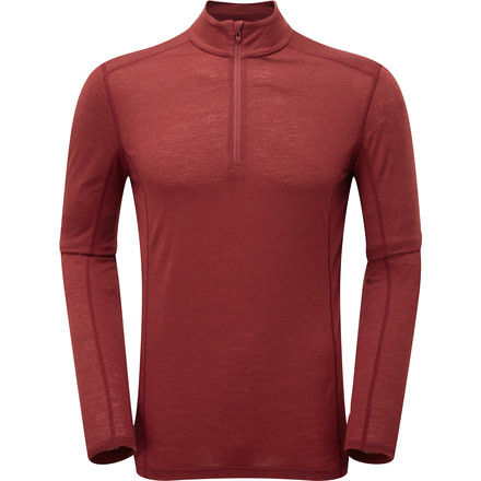Montane Primino 140g Zip Neck - Men's -Redwood-Large