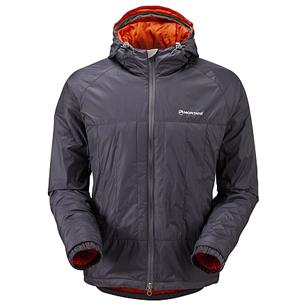 Montane Prism Jacket - Men's, Steel/Burnt Orange, Large, 45137