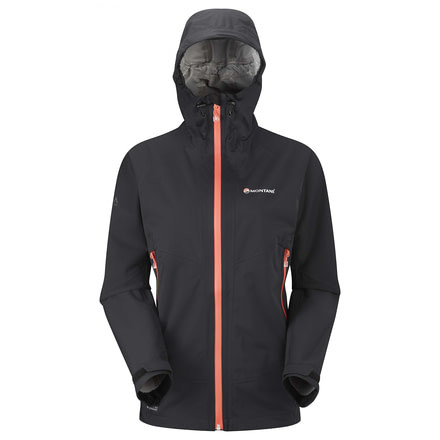 Montane Trailblazer Stretch Jacket - Women's -Black/Alpenglow-X-Small