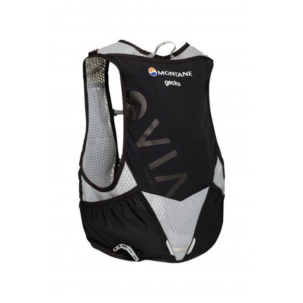 Montane Via Gecko Vest Trail Running Pack, Black, Small/Medium, PGEVEBLAB07