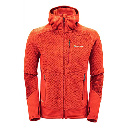 Montane Wolf Hoodie - Men's, Small, Firefly Orange, MWOHOFIRB6