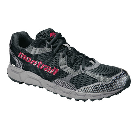 Montrail Bajada Outdry Trail Running Shoe - Men's-Black/Chili-Medium-7 US