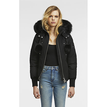 Moose Knuckles Beaver Jacket, 291-Blk W Blk Fur, XXL MK2558LJ-291-XXL