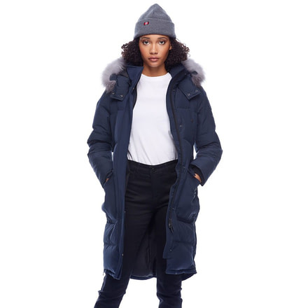 Moose Knuckles Causapcal Parka, True Navy / Frost, XS, M39LJ211-463-XS
