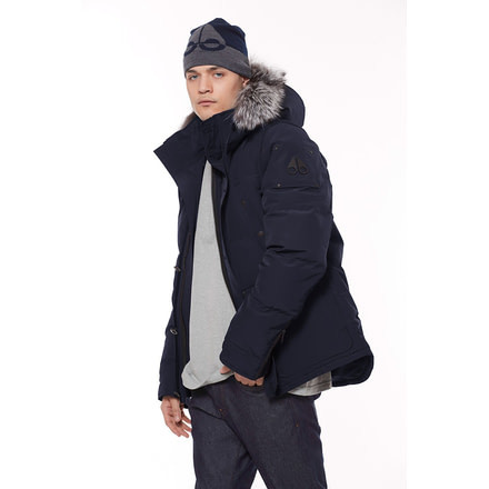 Moose Knuckles Port Dufferin Jacket - Mens, True Navy, Medium, MK8612-MMWJ-463-M