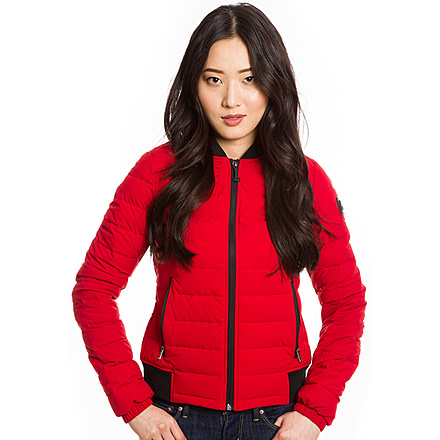 Rosedale Bomber Jacket - Womens-Red-Medium
