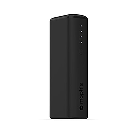 mophie Power Boost Mini V2 Battery Pack, 2600mAh, Black, MO-40555