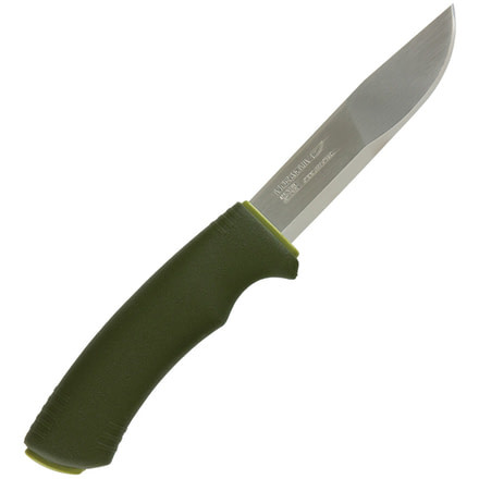 Mora Bushcraft Forest Fixed Blade Knife, SS Blade, Green Handle FT03830