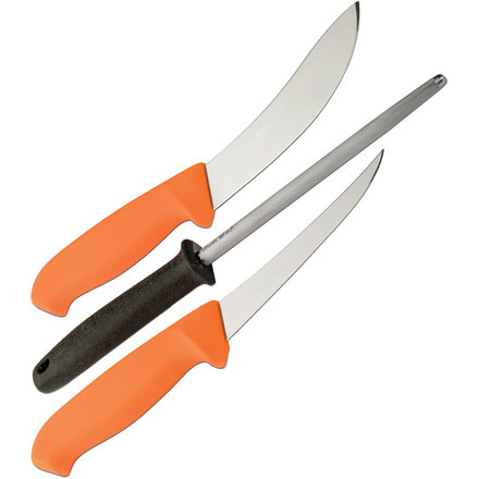 Mora Hunting Set (Orange) Fixed Blade Knife FT13860