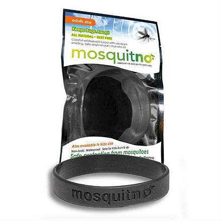 Mosquitno Mosquito Repellent Wristband, Black, Black, MOS-50001