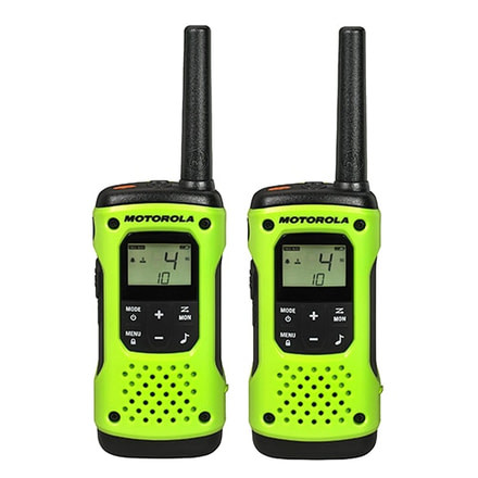 Motorola T600 Rechargeable 2 Way Radio, Pack of 2, Lime, T600 H20