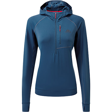 Mountain Equipment Aiguille Hooded Top - Womens, Majolica Blue, 14, ME-007144 NM-14
