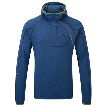 Mountain Equipment Integrity Hooded Zip Tee - Men's, Marine, Large ME-001124-01201-L