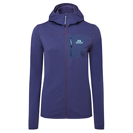 Mountain Equipment Lumiko Hooded Jacket - Womens, Amethyst/Medieval, 12, Me01853Am/Me12