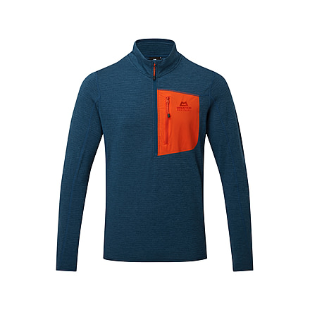 Mountain Equipment Lumiko Zip T-Shirt - Mens, Majolica/Cardinal, Small, Me01707M/ClS