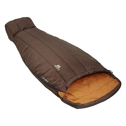 Mountain Equipment Sleepwalker III Women's Sleeping Bag, Dark Chocolate/Blaze, Left Zip-Regular 6-42-LZ-DEMO