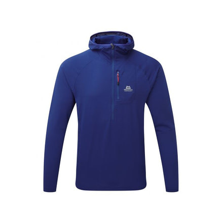 Mountain Equipment Solar Eclipse Hooded Zip Tee, Sodalite Blue, Large 2947E-4-L-DEMO