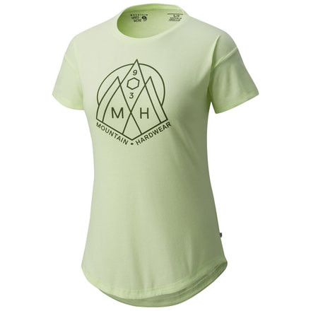 Mountain Hardwear 3 Peaks Short Sleeve T-Shirt - Women's, Heather Headlamp, L 1764191702-L