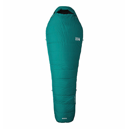 Mountain Hardwear BishopPass Gore-Tex 15F/-9C Sleeping Bag, Right Hand, Viridian, Regular, 1997781347-Viridian-REG-RH