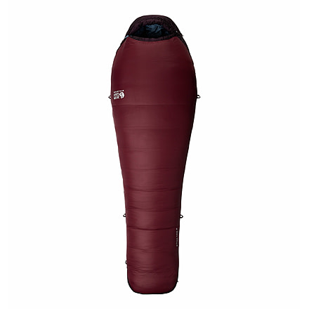 Mountain Hardwear BishopPass W0F/-18C Sleeping Bag, Right Hand, Dark Rosewood, Long, 1917022621-D-LNG-RH