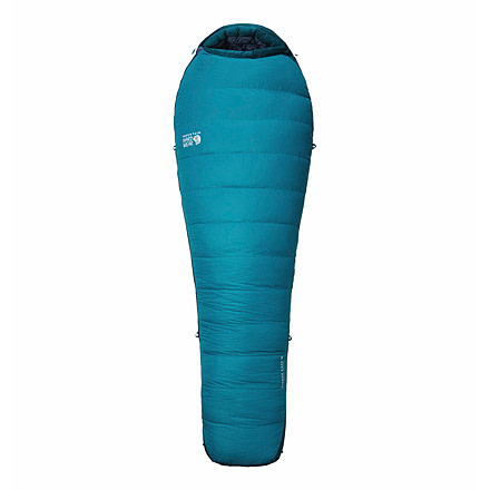 Mountain Hardwear BishopPass W15F/-9C Sleeping Bag, Right Hand, Vivid Teal, Regular, 1917001345-Vivid Teal-REG-RH