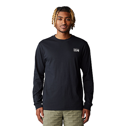 Mountain Hardwear Box Logo Long Sleeve Shirt - Mens, Black, XL, 190423059973