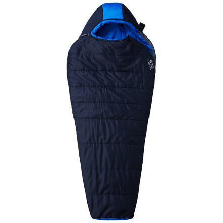 Bozeman Flame 20 Sleeping Bag Synthetic -Collegiate Navy-Regular-Left