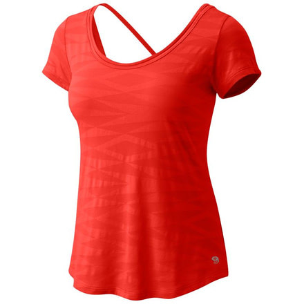 Mountain Hardwear Breeze VNT Short Sleeve T-Shirt - Women's, Fiery Red, S 1788091636-S