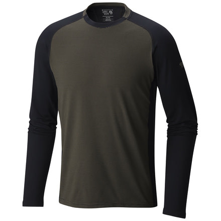 Mountain Hardwear Butterman Crew - Men's-Black-Small