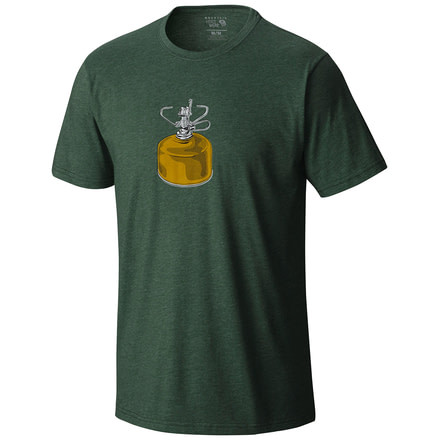 Mountain Hardwear Can of Fuel Short Sleeve T - Men's-Heather Forest-Large