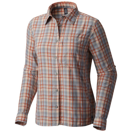 Mountain Hardwear Canyon AC Long Sleeve Shirt - Women's-Steam-X-Large