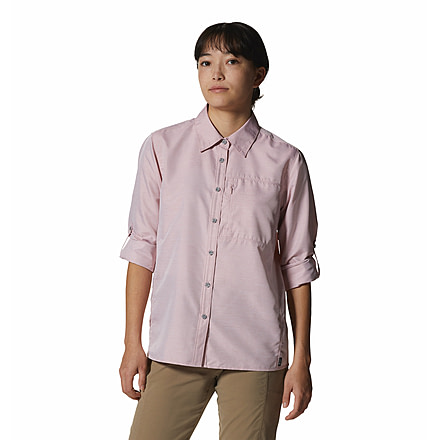 Mountain Hardwear Canyon Long Sleeve Shirt - Womens, Rosehip, Large, 1648531668-Rosehip-L