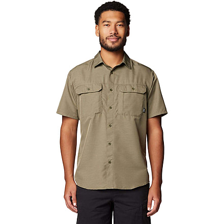 Mountain Hardwear Canyon Short Sleeve - Men's, Stone Green, M, 2110231-397-M