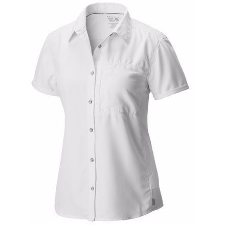 Mountain Hardwear Canyon Short Sleeve Shirt - Women's-White-Medium