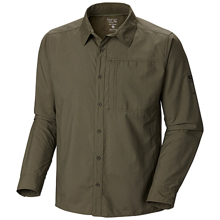 Mountain Hardwear Chiller Long Sleeve Shirt - Mens-Stone Green-X-Large