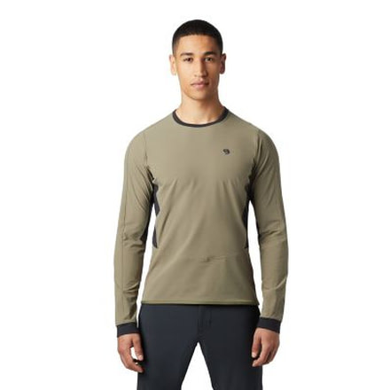 Mountain Hardwear Chockstone Hybrid Crew - Mens, Light Army, Medium, 1854801333-M