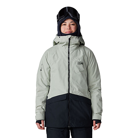 Mountain Hardwear Cloud Bank Gore-Tex Jacket - Womens, White Sage, Extra Large, 2092451341-XL