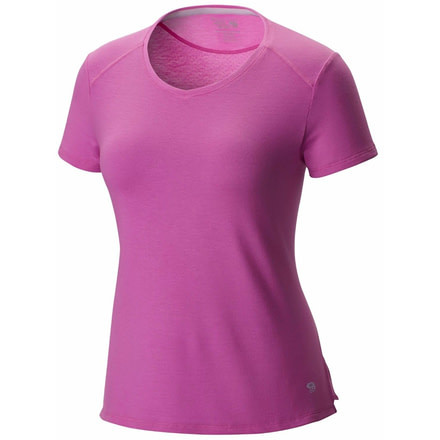 CoolHiker 2 Short Sleeve T - Womens-Foxglove-Large
