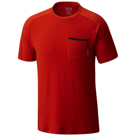 Mountain Hardwear CoolHiker Short Sleeve T - Men's-Bonfire-Medium