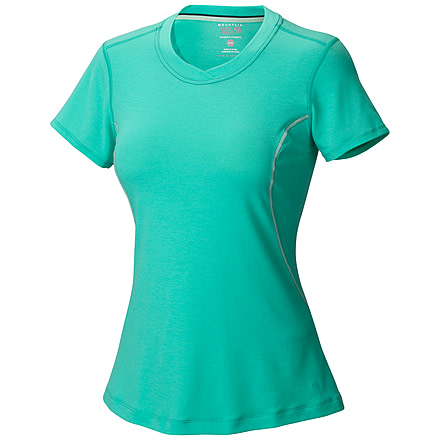 Mountain Hardwear CoolHiker Short Sleeve T - Women's-Atlantis-X-Small